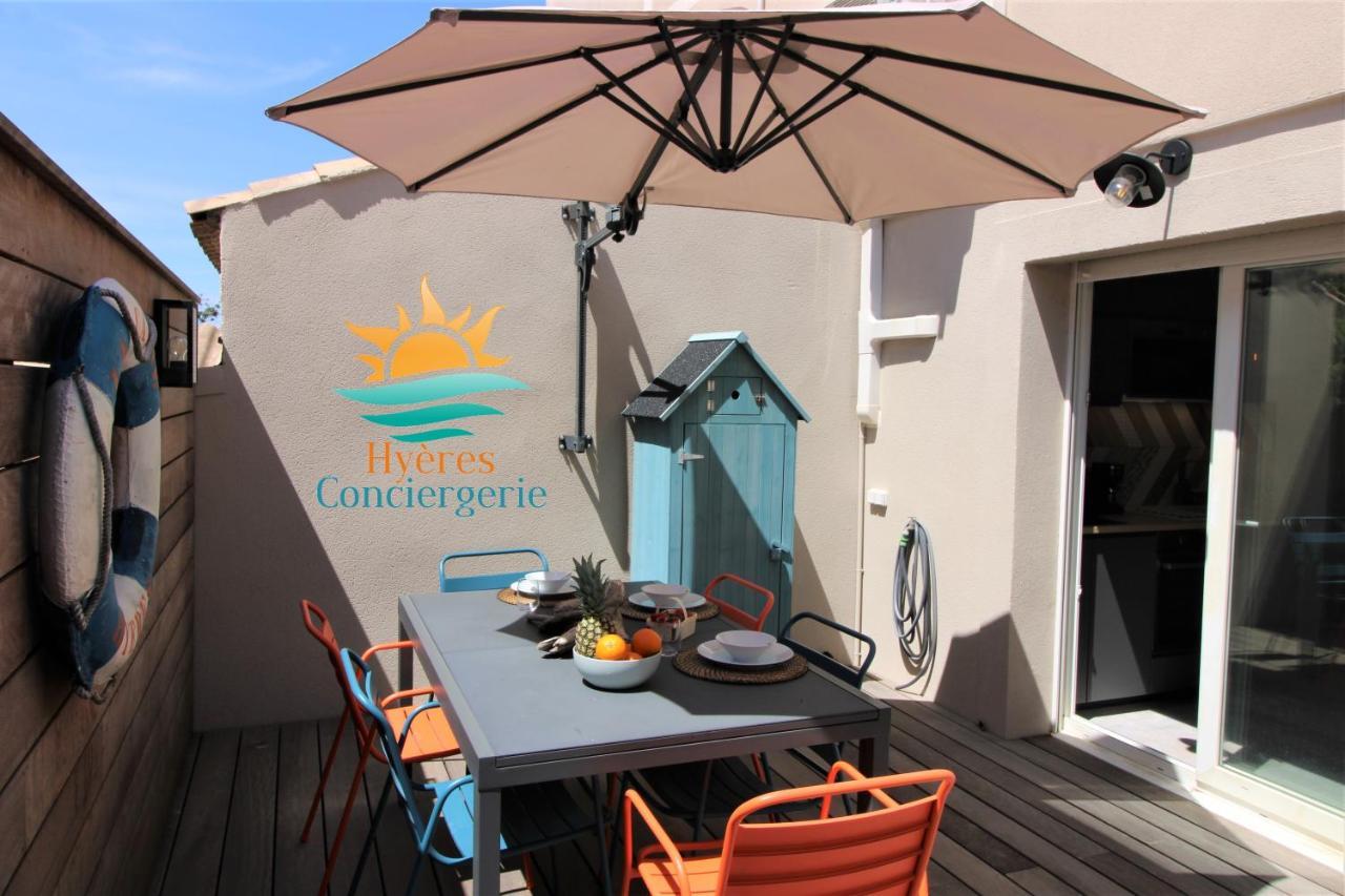 Hyeres-Plage -T2 Neuf Rdj Clim Wifi - La Capte By Hc Apartment Ngoại thất bức ảnh